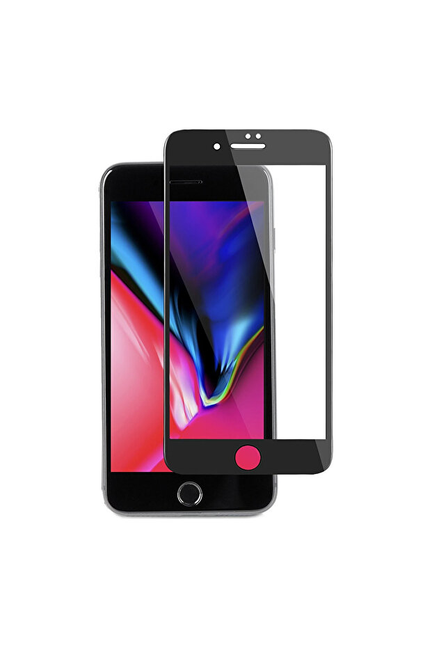 iPhone 6 Plus Compatible Full Covering Matte Ceramic Nano Screen Protector - Black - 1