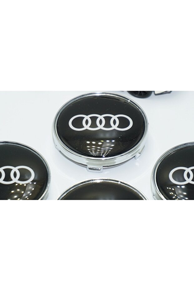 Audi Jant Göbeği Kapak Seti 60mm - 3