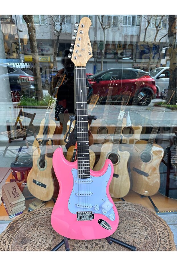 Pembe Elektro Gitar - 1