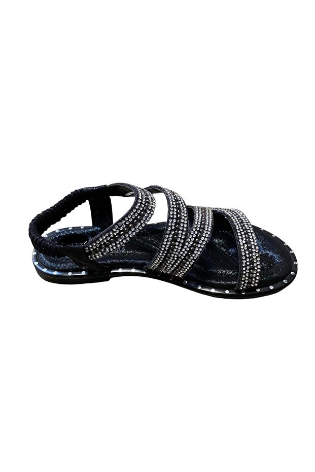 Women's Flat Thin Sole Embellished Sandals