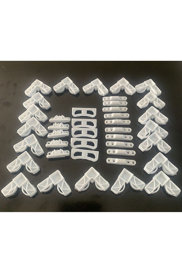 20 Adet Köşe Takozu,10 Adet Menteşe,5 Adet Çıt Çıt,5 Adet Tutamak - 1