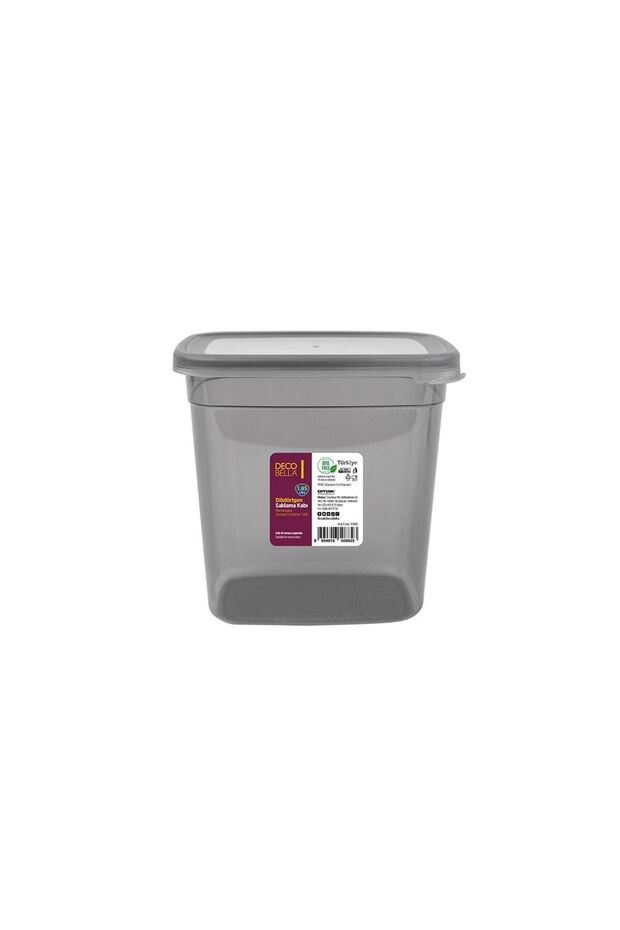 6 Adet 1.85 Lt. + 6 Adet 1.1 Lt. Dikdörtgen Saklama Kabı - 2