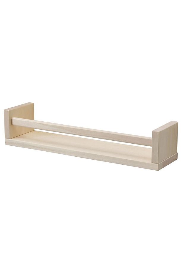 2 Adet Mutfak Duvar Rafı Genişlik: 40 Cm İkea 2 Li Set Baharat Rafı Ahşap Raf - 2