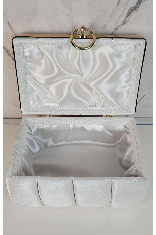 Lüks Kadife Makyaj Sandığı - 3