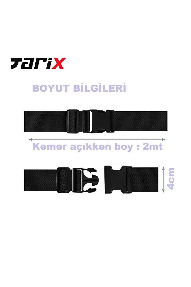 4 Adet Sarı Valiz Kemeri 2 Adet Kırmızı Valiz Etiketi - 3