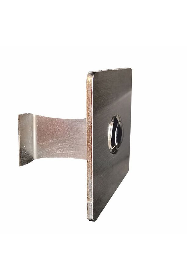 Paslanmaz 304 Kare Zil butonu 70x70mm - 2