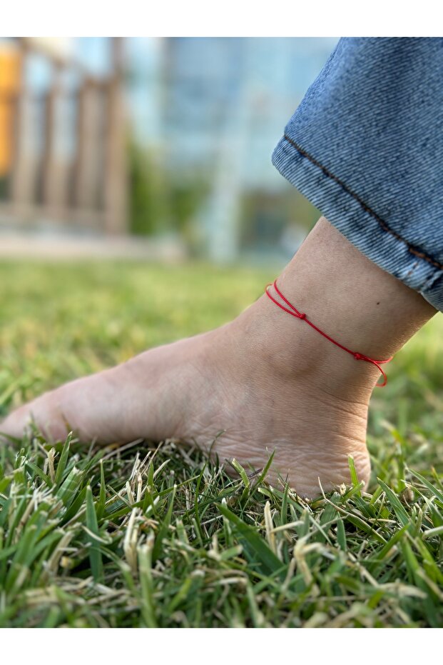 خلخال من الخرز المربع بحبل المظلة من Little Steps