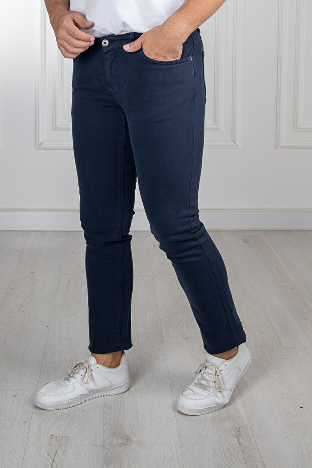 Interview Roys Lacivert Kot Pantolon - 6