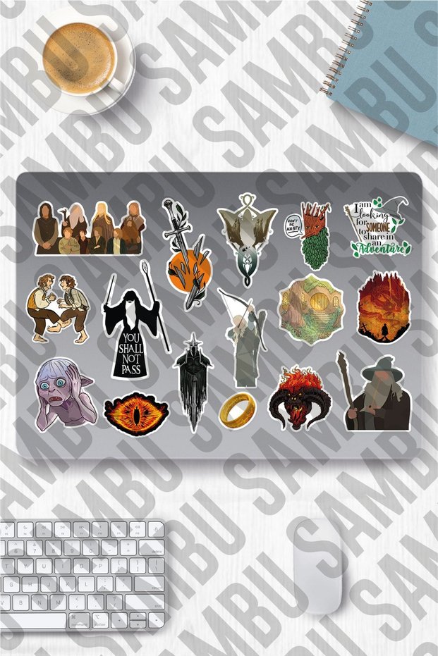 Lord Of The Rings Themed Sticker Sticker Set - Lord Of The Rings Sticker - Laptop Notebook Phone