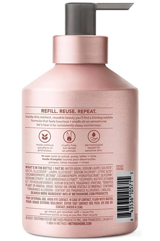 Vanilla + Raspberry El Yıkama 354ML - 2