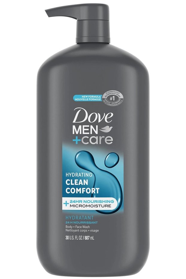 Men Hydrating Clean Comfort Body + Face Wash 887ML
