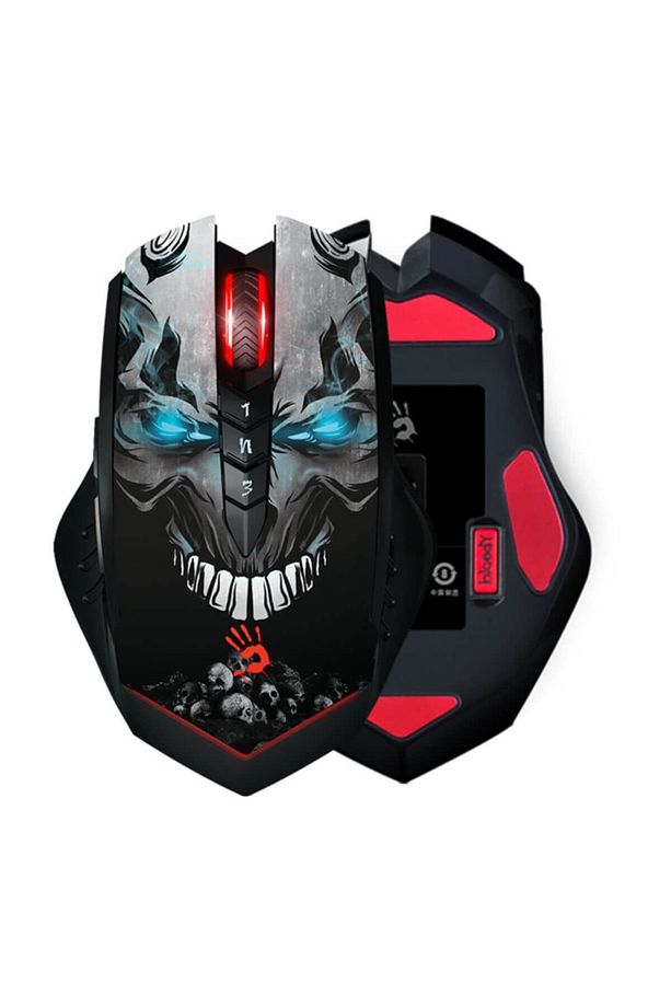Bloody R80 GHOST LK Optik Multi Core Metal Ayak 4000CPI Şarjlı Kablosuz + Kablolu Oyuncu Mouse - 1