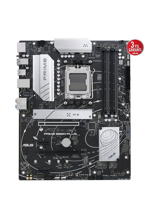 Prıme B650-plus-csm Amd B650 Am5 Ddr5 6400 Dp Hdmı 2x M2 Usb3.2 Aura Rgb 2.5gbit Lan Atx 128gb - 2