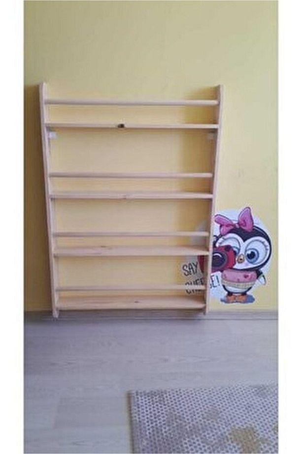 Montessori Raf Geniş Model Yuvarlak Çıtalı - 4