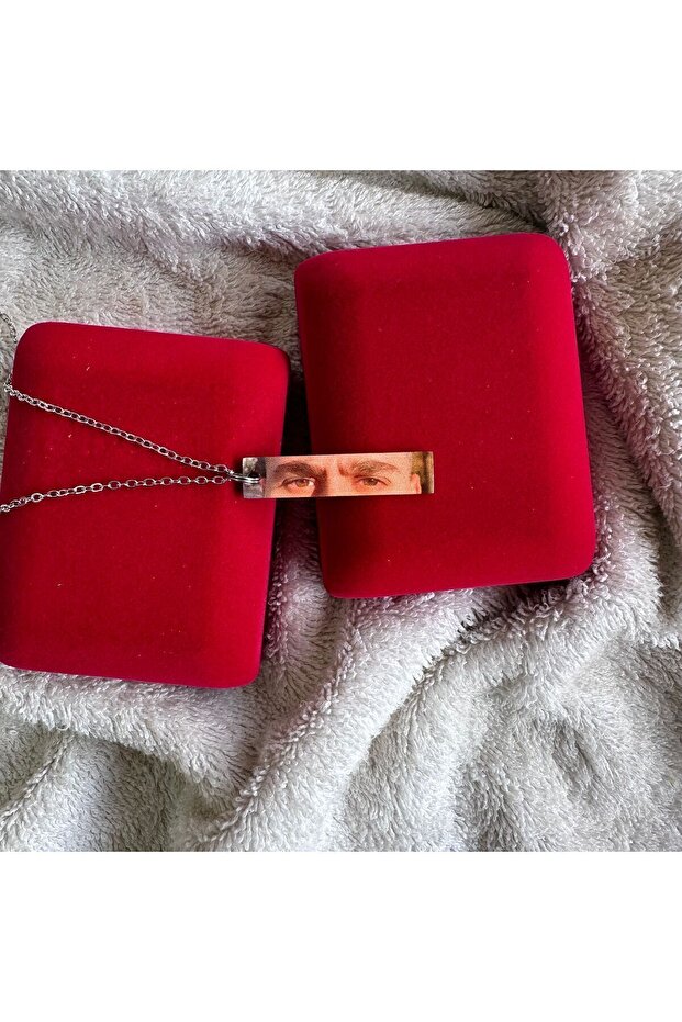 Sevgililer için Renkli baskı göz kolye - 7