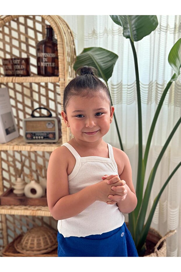 Beyaz Bebek Krop - 1