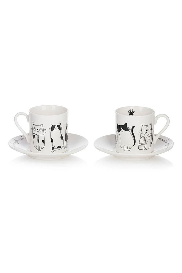 Lcw Home 2 Kişilik Porselen Kahve Fincan Takımı 90 ml - 5