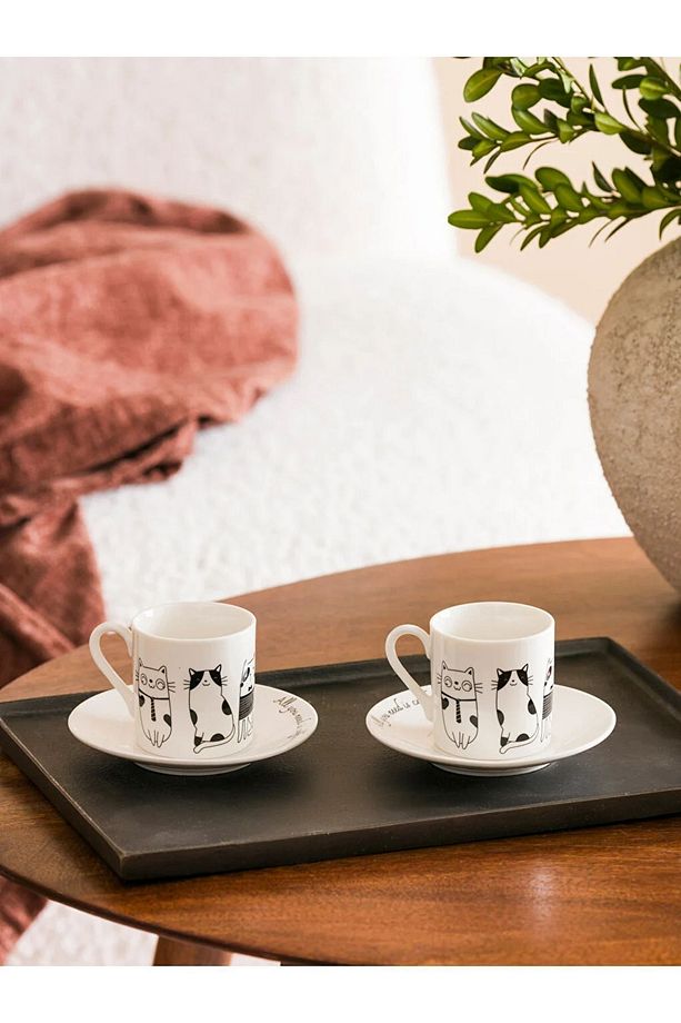 Lcw Home 2 Kişilik Porselen Kahve Fincan Takımı 90 ml - 2