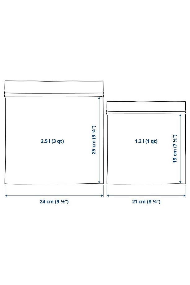 Hooola Siyah-sarı Kilitlenebilir Buzdolabı Poşeti - 5