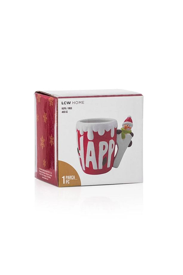 Home Seramik Yılbaşı Temalı Kardanadamlı Kupa 400 ml - 4