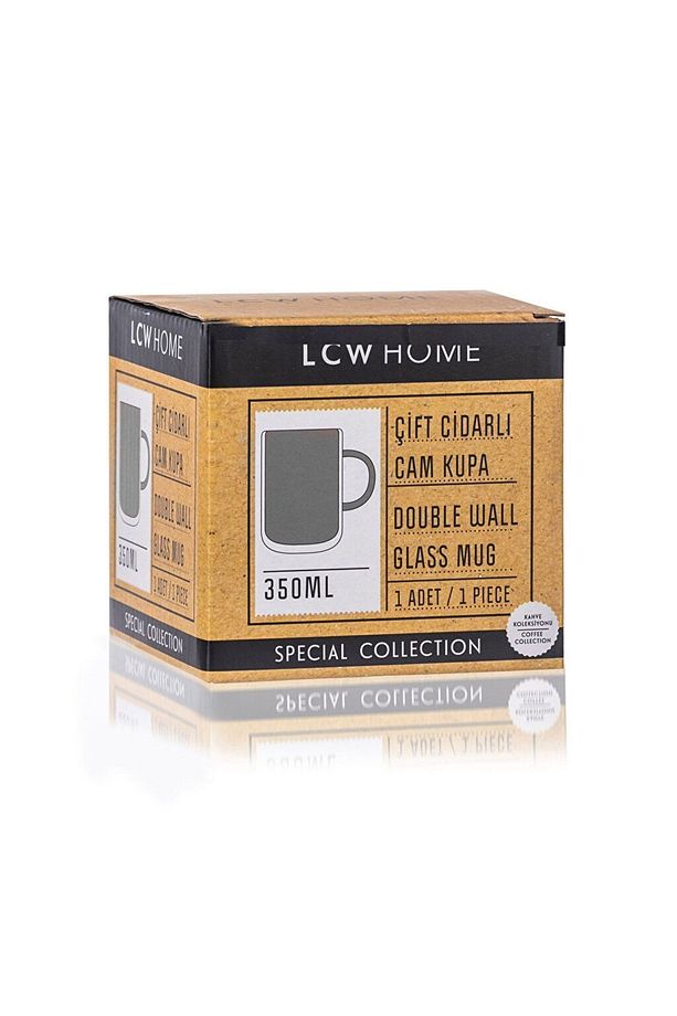 Lcw Home Çift Cidarlı Cam Kupa Bardak 350 Ml - 4