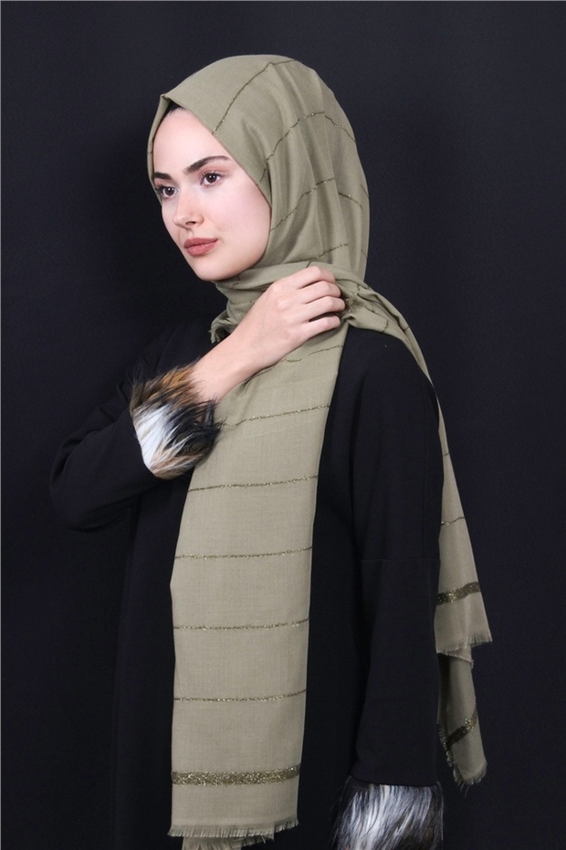 Simli Pamuk Şal 505-7 - 1