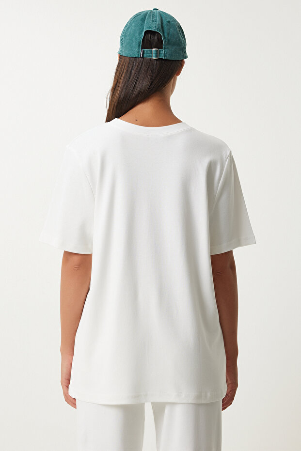 Fehér póló és melegítő szett - női FN03215 - 5