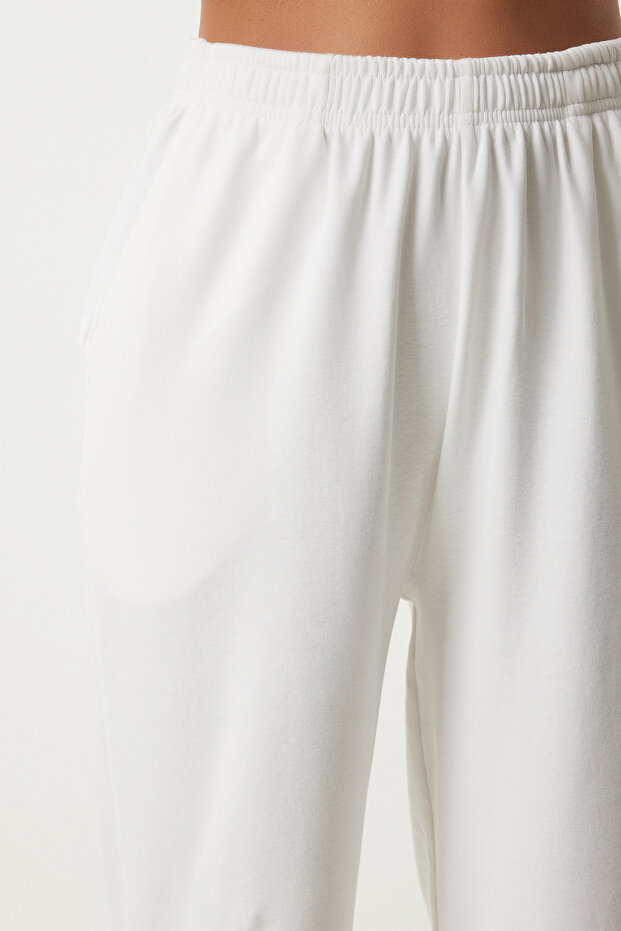 Fehér póló és melegítő szett - női FN03215 - 6