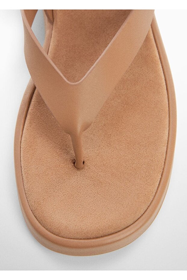 Platformlu bantlı sandalet - 6