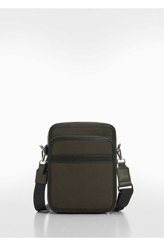 Leather Look Shoulder Bag - 2