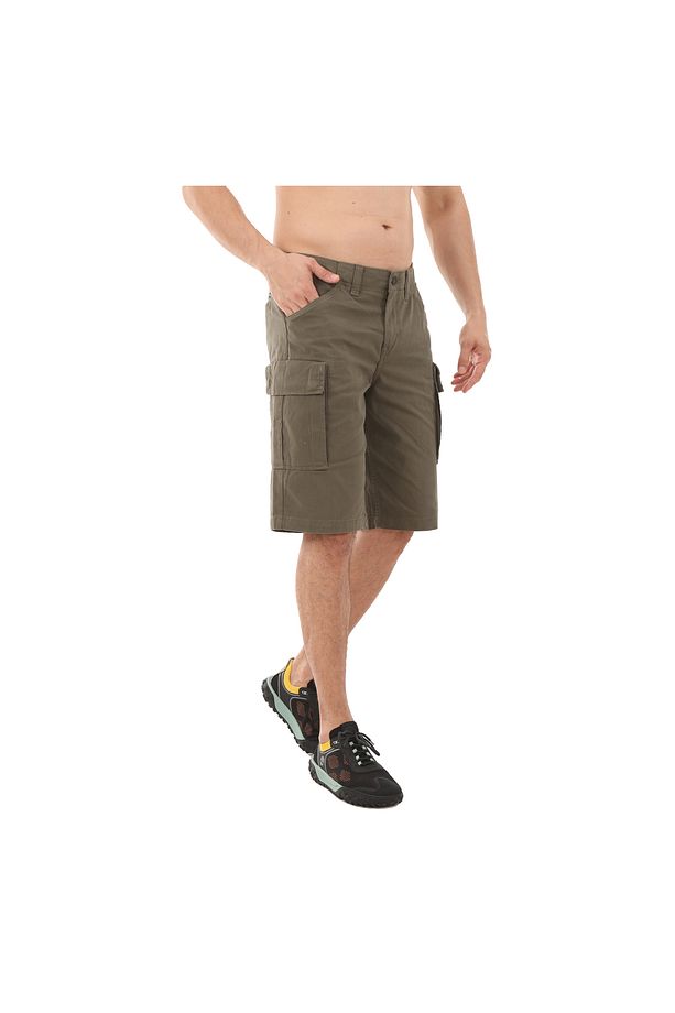 B0A5U1BA581-R Timberland Twill Cargo Short Erkek Şort Ve Kapri Yeşil - 3