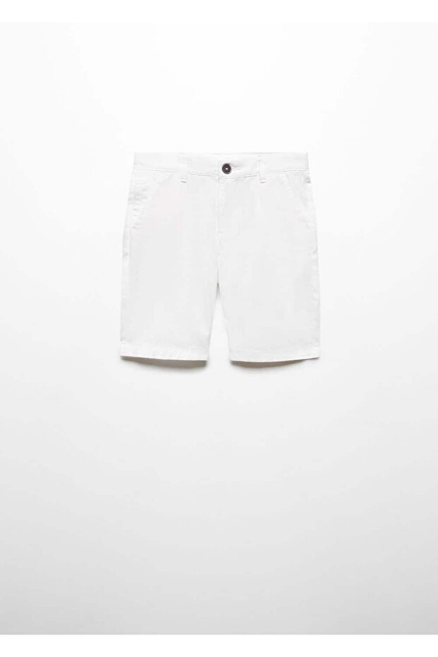 Pamuklu bermuda şort - 1