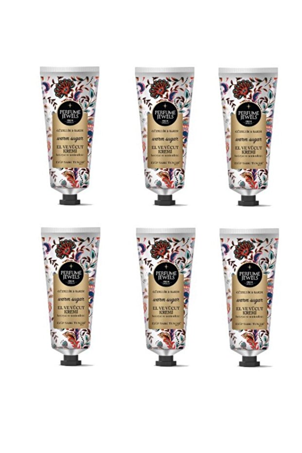 Pj Hand and Body Cream Warm Sugar 50 ml X 6