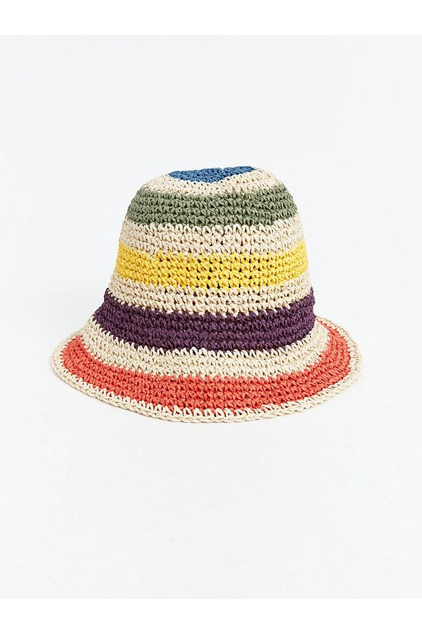 LCW ACCESSORIES Kadın Hasır Bucket Şapka - 4