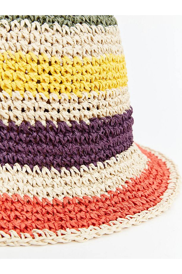 LCW ACCESSORIES Kadın Hasır Bucket Şapka - 5
