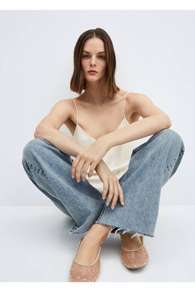 İnce askılı bluz - 6