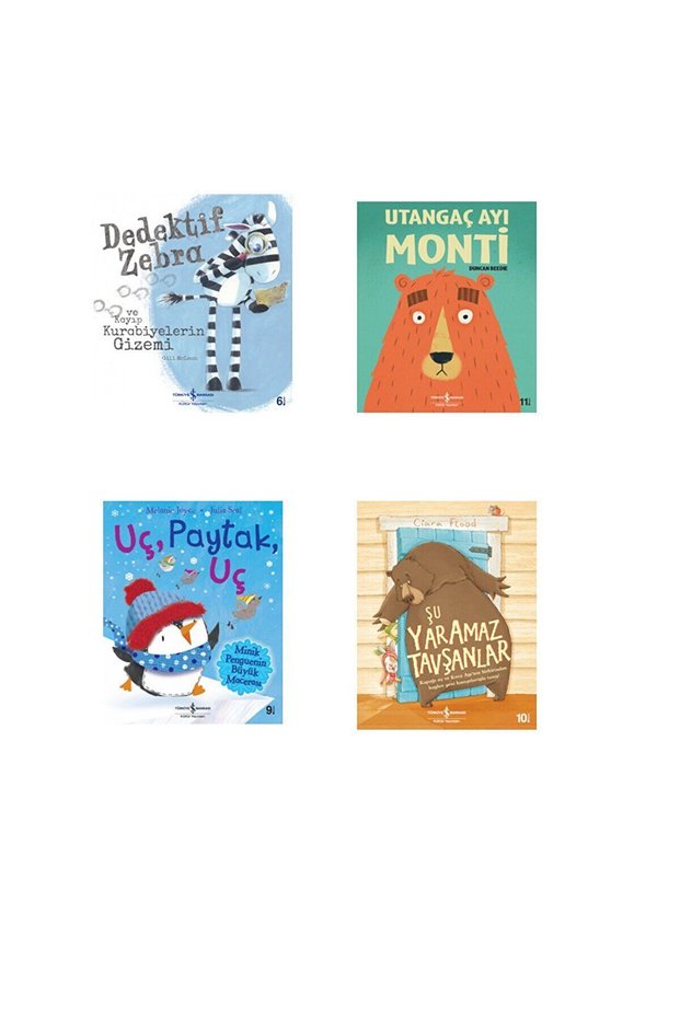 İŞBANKASI -The Most Loved Preschool Dedektif Zebra Set 4 Books