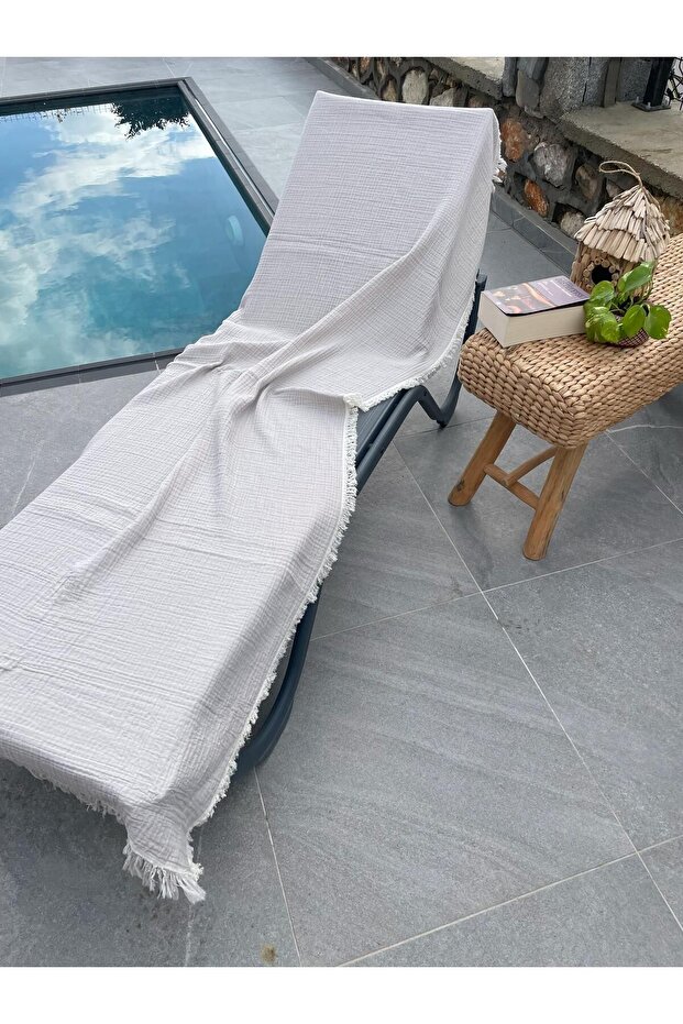 Muslin Peshtamal-Bath Towel-Beach Towel 90*200cm 100% Organic 4-Layer Muslin
