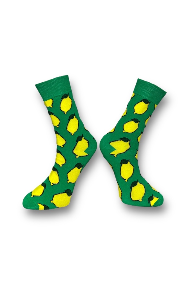 جوارب للجنسين منقوشة بالليمون - 2