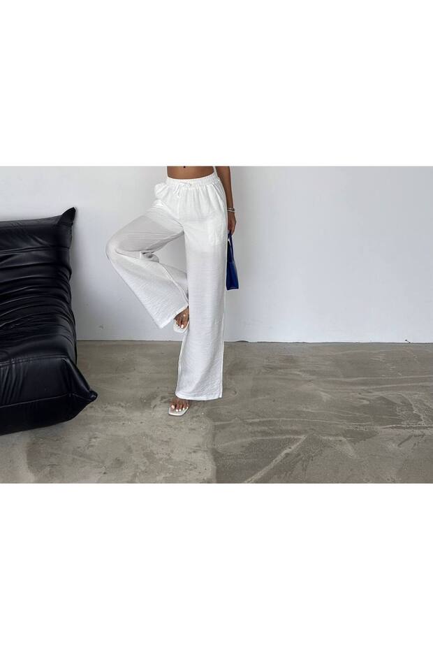 Women's Lined Wide Leg Trousers