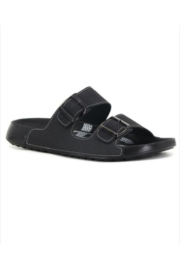 Men's Slippers Black Color Indoor and Outdoor