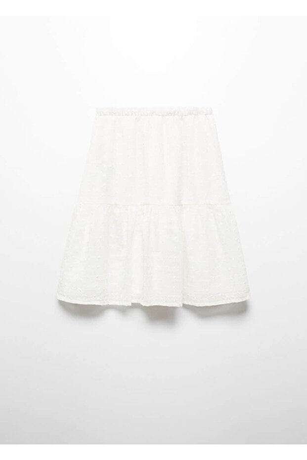 Çiçek Işlemeli Etek - 1