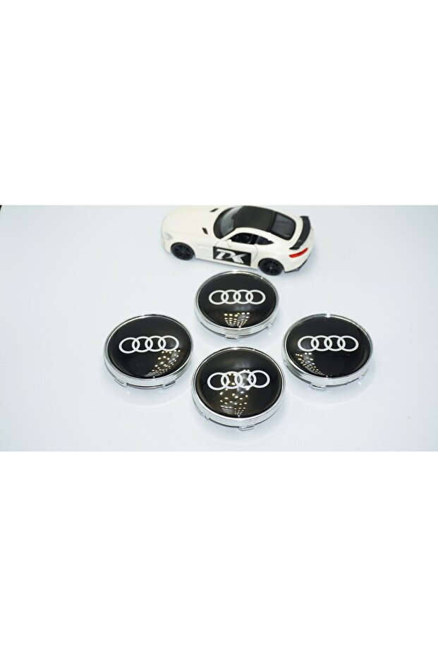 Audi Jant Göbeği Kapak Seti 60mm - 2