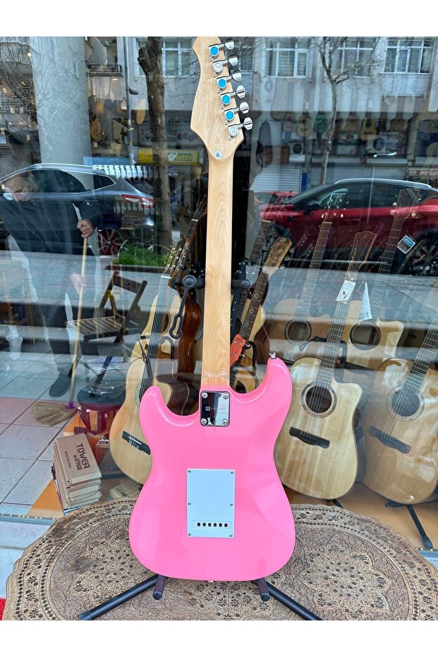 Pembe Elektro Gitar - 3