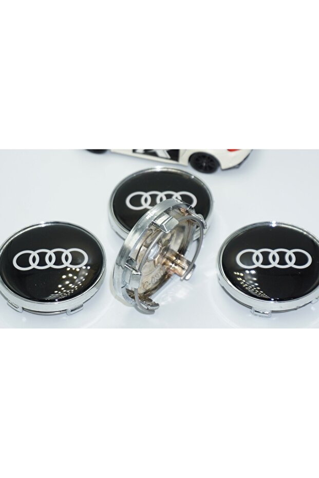 Audi Jant Göbeği Kapak Seti 60mm - 4