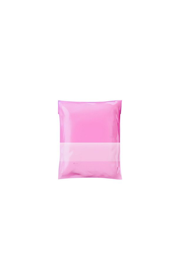 Cepli Renkli Kargo Poşeti - 30x37 Cm - Pembe - 100 Adet - 1