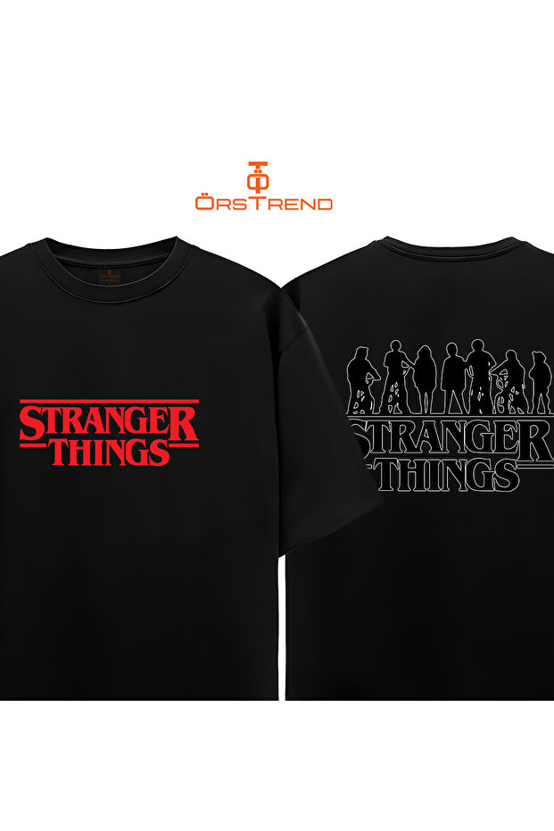 Stranger Things Printed Oversize T-Shirt
