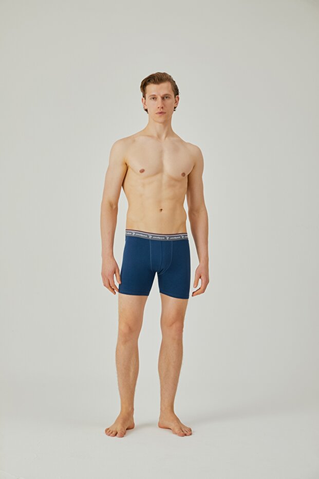 Men's Navy Blue Medium Boxer