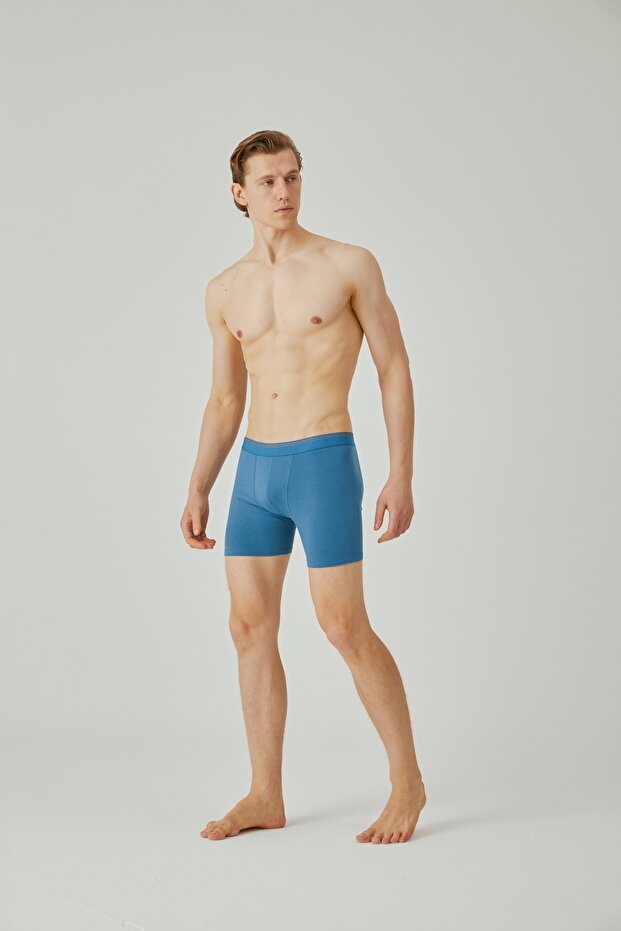 Men's Petrol Color Medium Boxers