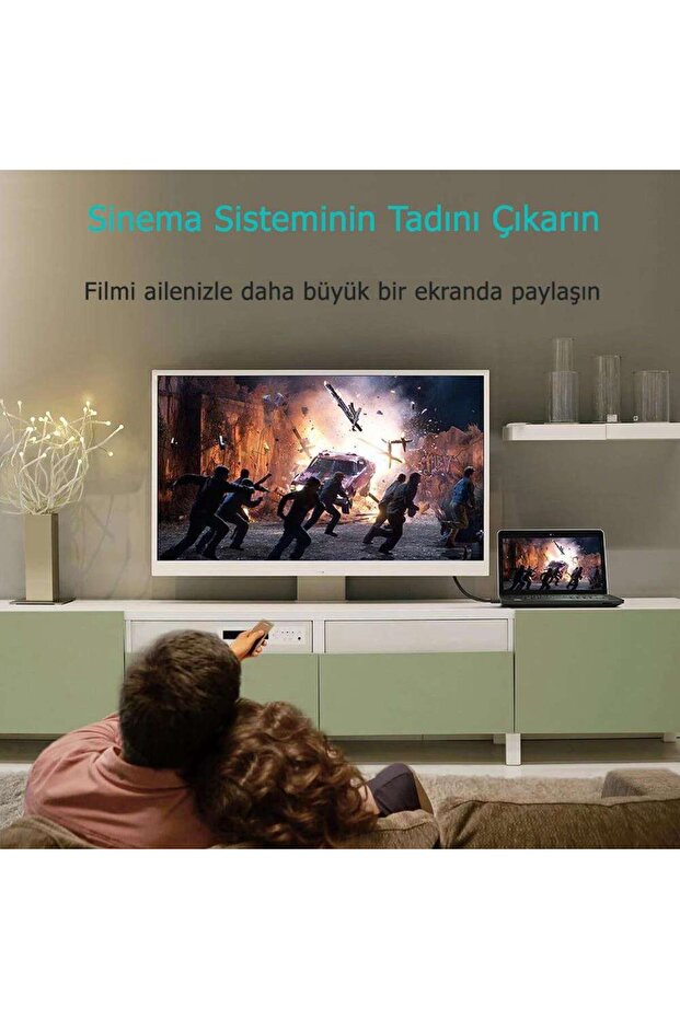 4k Displayport Hdmı Dönüştürücü Kablo 5 Metre - 5